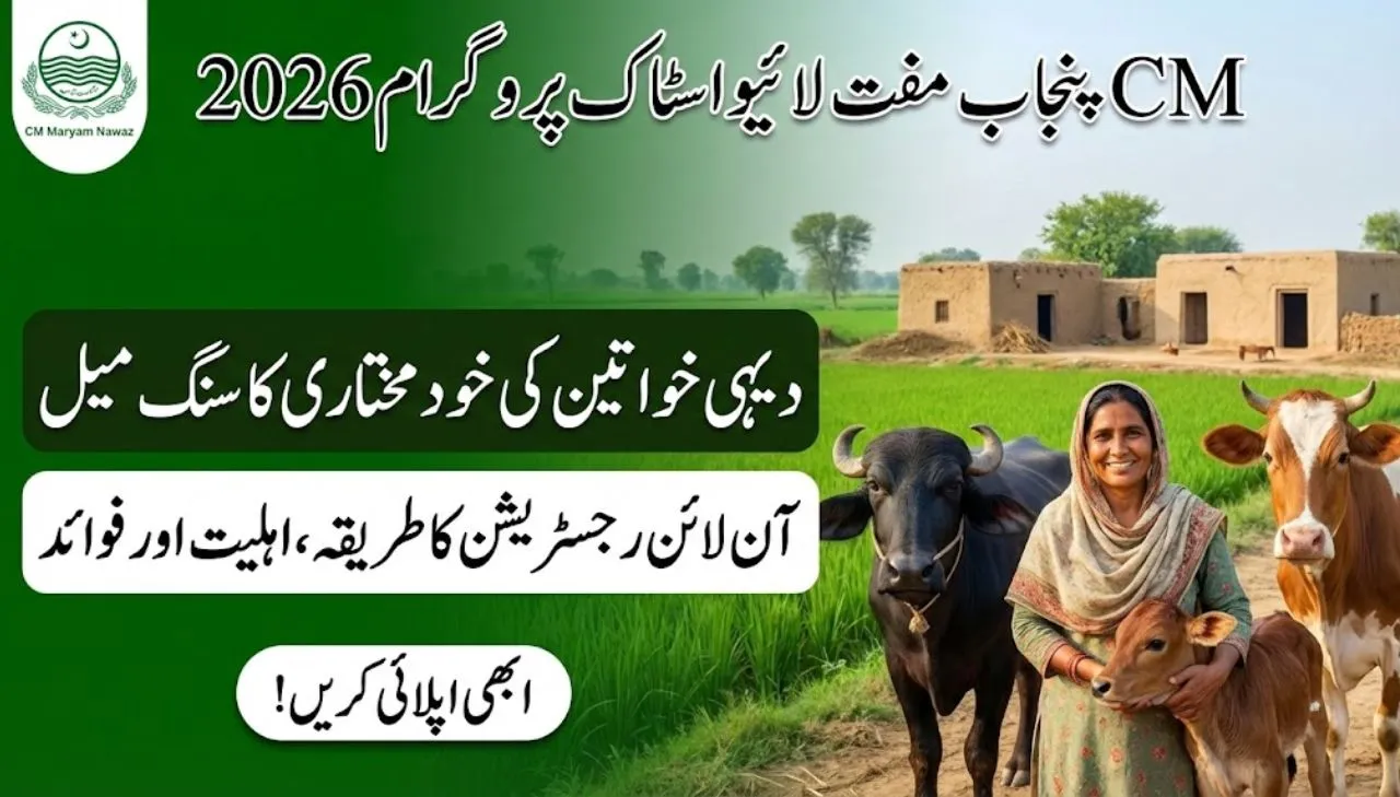 CM Punjab Free Livestock Program 2026: Online Apply, Registration ...